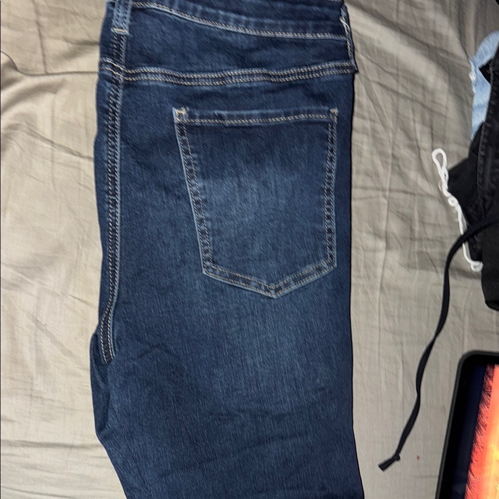 SO Women's Boyfriend Jeans - Dark Blue